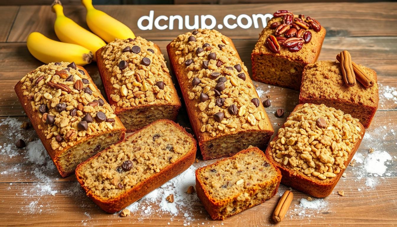 Banana Bread with Crumble Topping Recipe